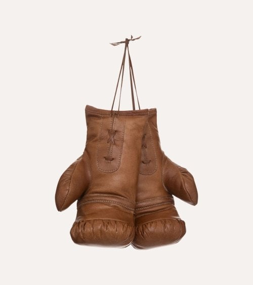 Guantes de Boxeo Decorativos de Cuero de Búfalo