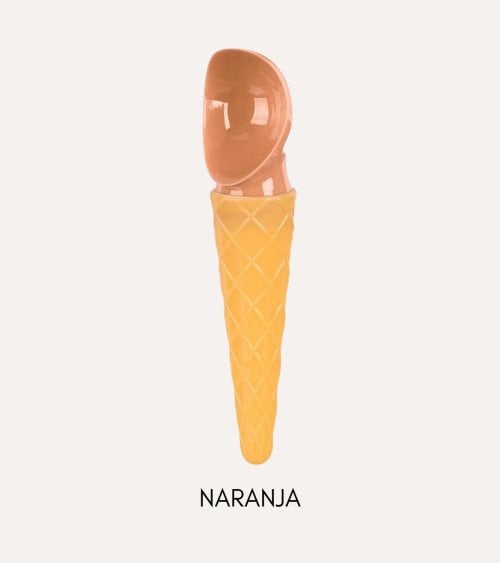 Cuchara Cono de Helado de Plástico