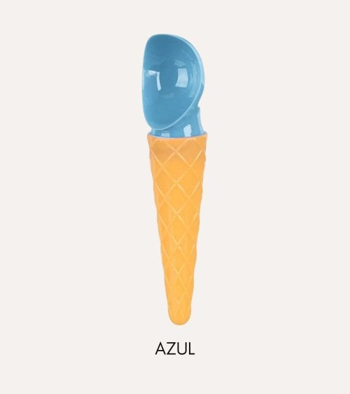 Cuchara Cono de Helado de Plástico