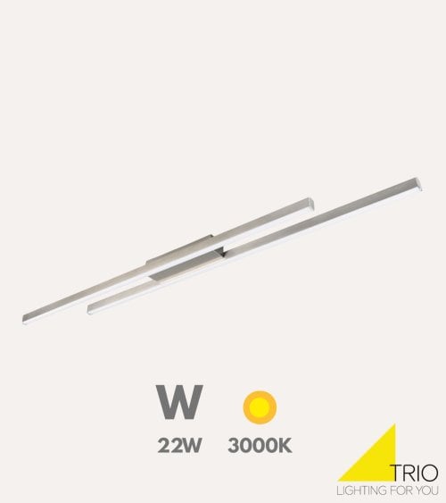 Barra LED Oddo 22 W con 2 Barras de Luz