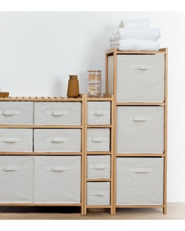 Estantería para Baño Tidy Box con 5 Cestas de Bambú