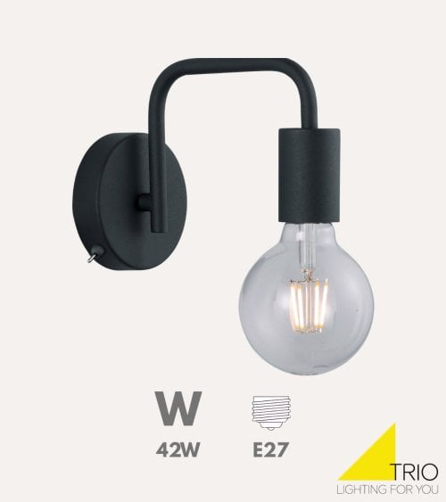 Lámpara de Pared Diallo Minimalista E27 12 W