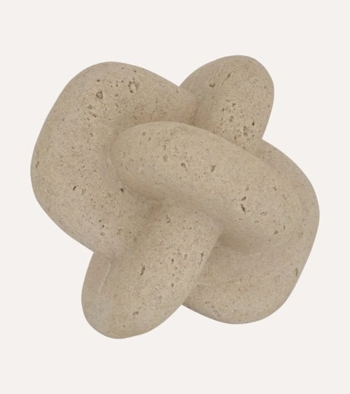 Figura Decorativa Nudo de Efecto Piedra de Resina
