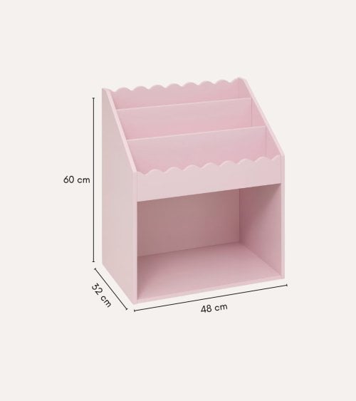 Estantería Librería Infantil Festoneada de MDF