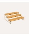 Estante Extensible para Especias Ordera de Bambú y Metal