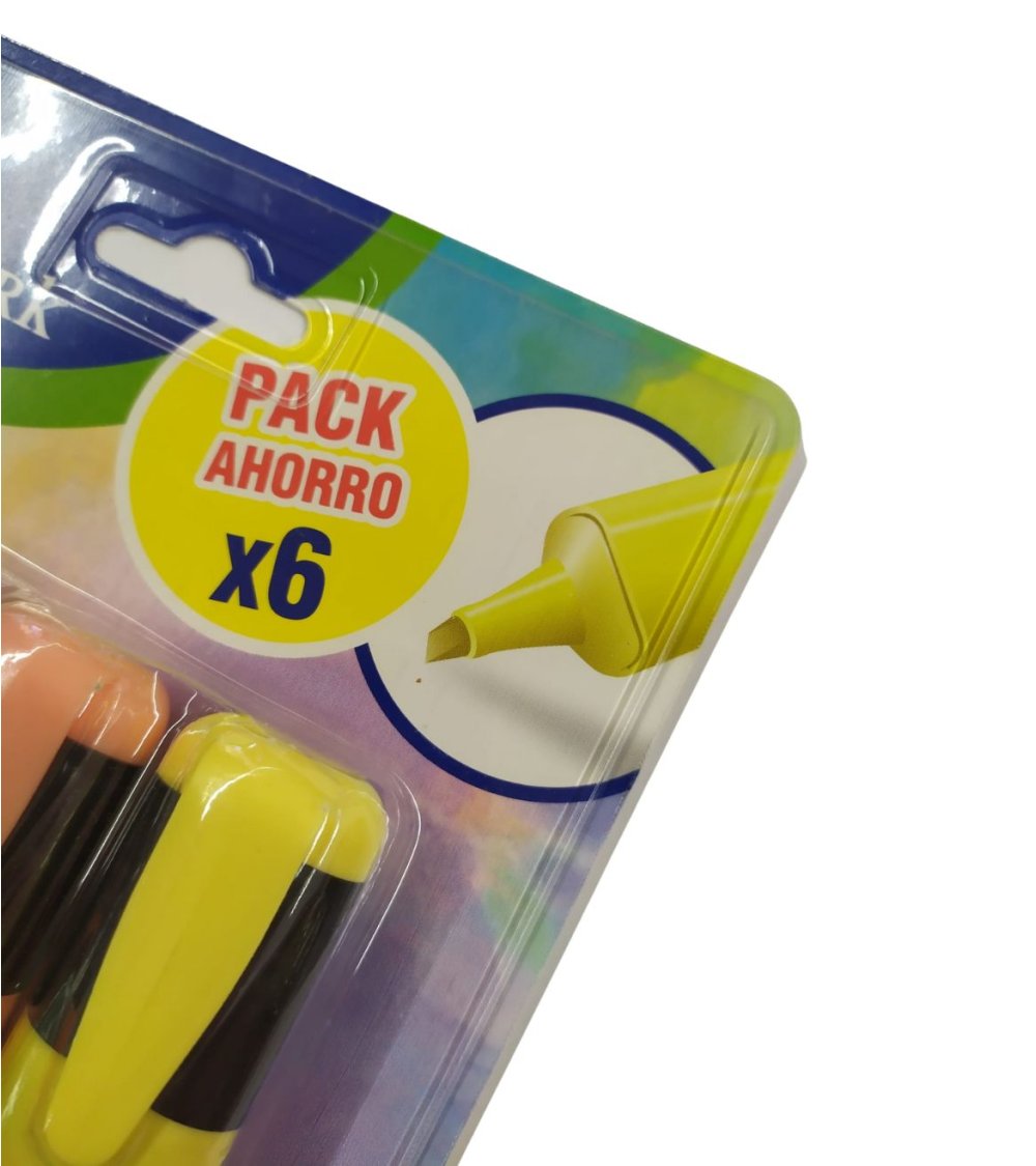 Marcadores Fluorescentes - Pack Ahorro 6 Unidades - Resaltadores