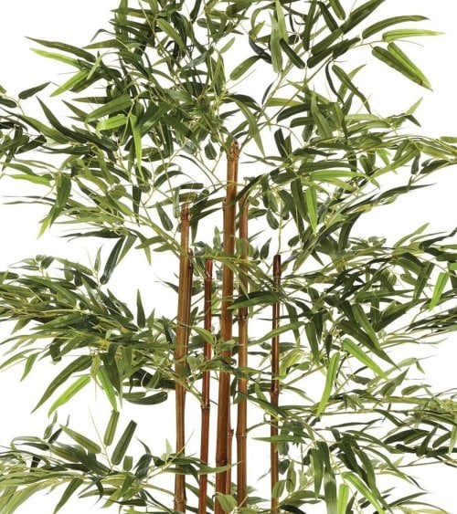 Planta Artificial de Bambú con Maceta Plástica-2