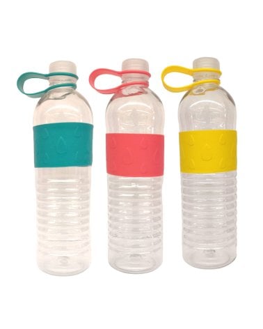Botella Reutilizable Con Agarre Antideslizante