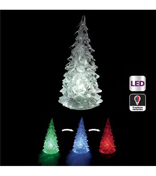 Colgante LED de árbol de navidad
