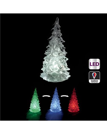 Colgante LED de árbol de navidad