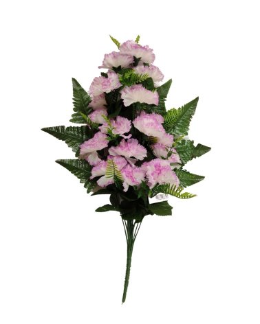 Ramo de Claveles Artificiales de Alta Calidad, Flores Decorativas-3