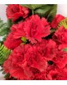 Ramo de Claveles Artificiales de Alta Calidad, Flores Decorativas-5