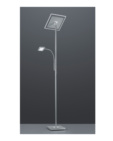 Lámpara de pie LED Wicket en Acero